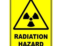 Radiation Hazard Warning Safety Sign