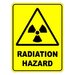 Radiation Hazard Warning Safety Sign